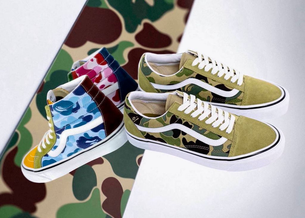 Sneakerheads mong chờ bản collab đình đám đến từ BAPE x Vans