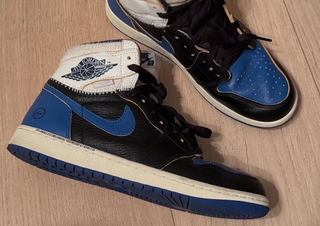 Hiroshi Fujiwara hé lộ phiên bản fragment design x Union LA x Air Jordan 1 High OG “Sport Royal”