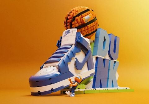 Chờ đón LEGO x Nike Dunk Low sắp ra mắt