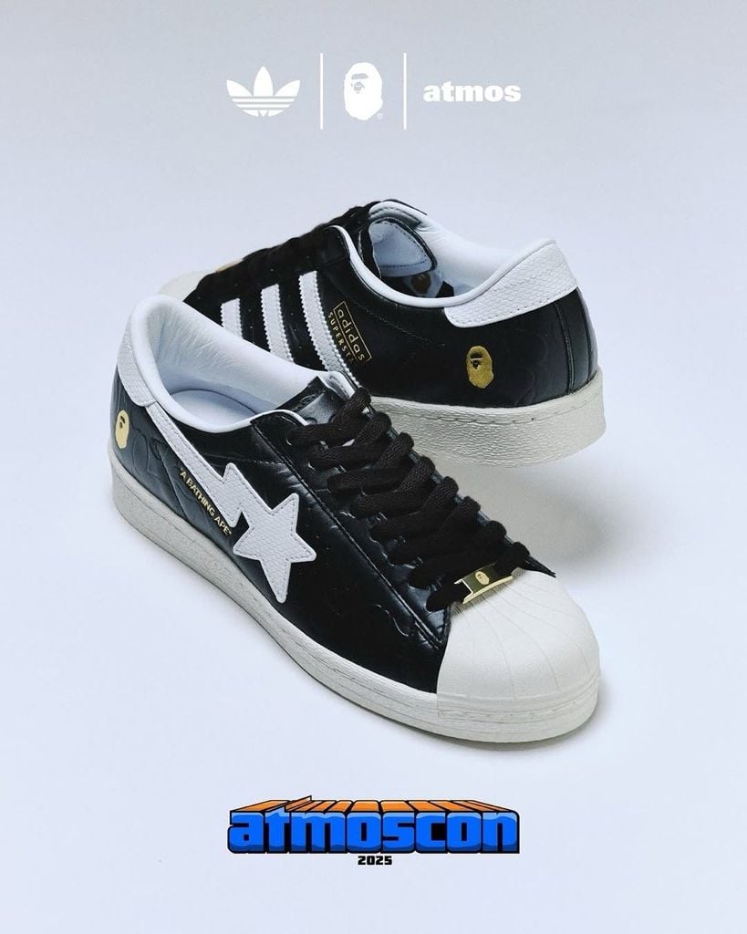 The atmos x BAPE x Adidas SSTAR V 