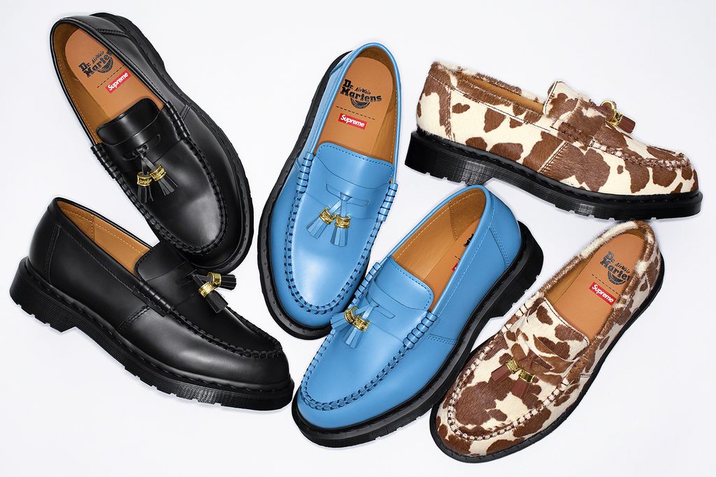 Supreme phát hành màn kết hợp với thương hiệu giày hàng đầu Dr. Martens