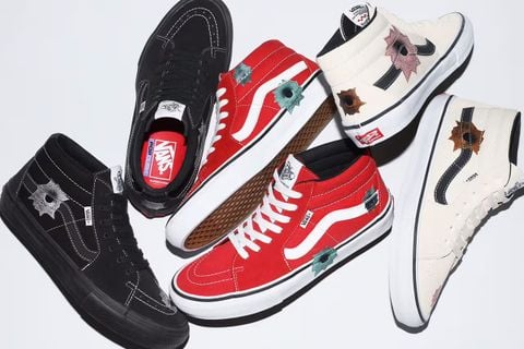 Supreme x Vans Skate Grosso Mid cuối cùng cũng được phát hành vào cuối tuần này