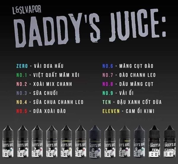 Daddy' s Juice - No1 Mâm xôi việt quất