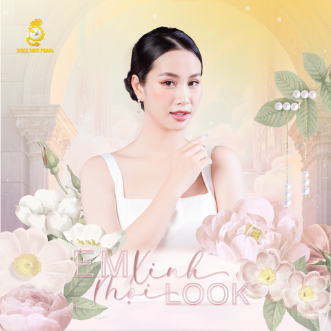 Em xinh mọi “look” cùng hoa tai ngọc trai