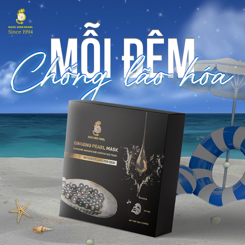 Mỹ phẩm ngọc trai cao cấp  – Bí quyết chăm sóc da luxury từ mặt nạ nhân sâm ngọc trai