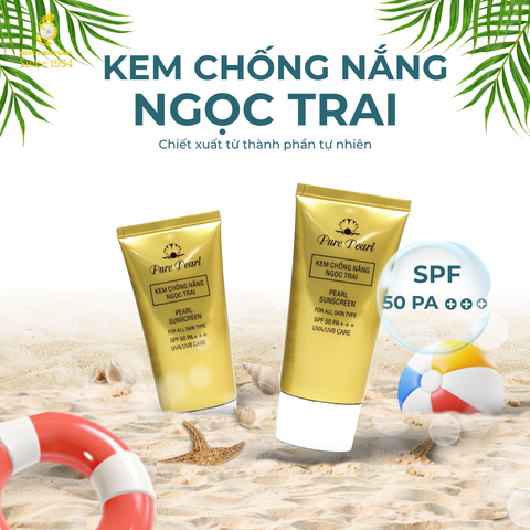 KEM CHỐNG NẮNG NGỌC TRAI SPF50 PA+++ – ĐỒNG HÀNH TRONG MỌI CHUYẾN DU LỊCH