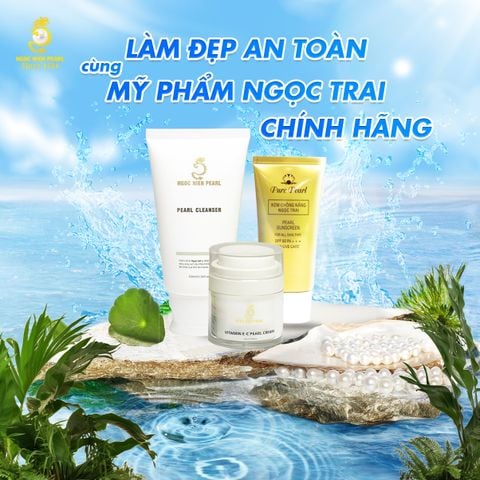 Làm đẹp an toàn cùng mỹ phẩm ngọc trai chính hãng