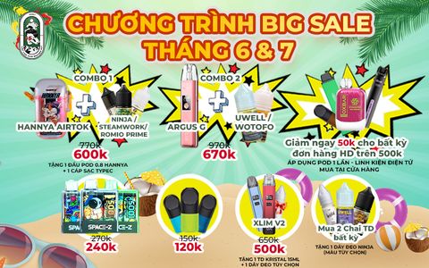 Chương Trình BIG SALE - Tháng 6 đến Tháng 7