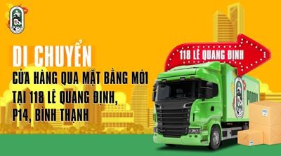 Di Chuyển Cửa Hàng Qua Mặt Bằng Mới – 118 Lê Quang Định, P14, Bình Thạnh