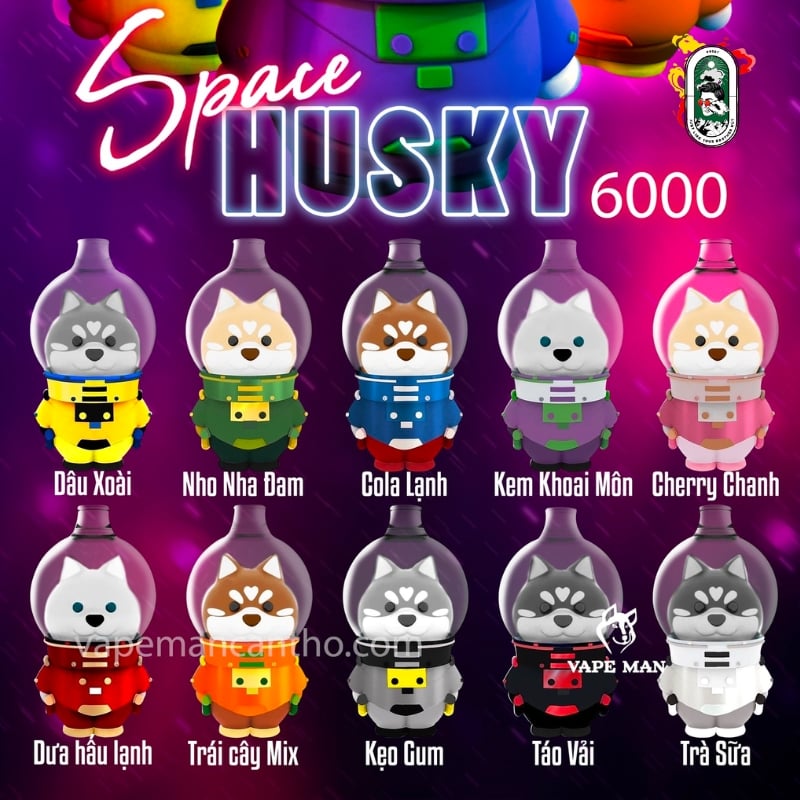 Husky Space Marvel soda cherry chanh
