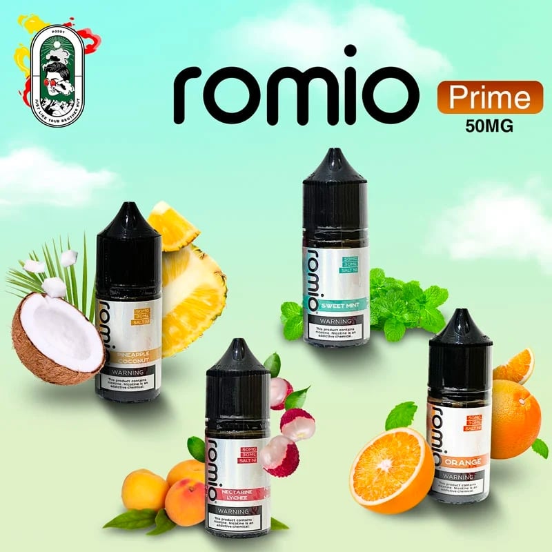 Romio Prime Salt Nic Sua Chua Dau