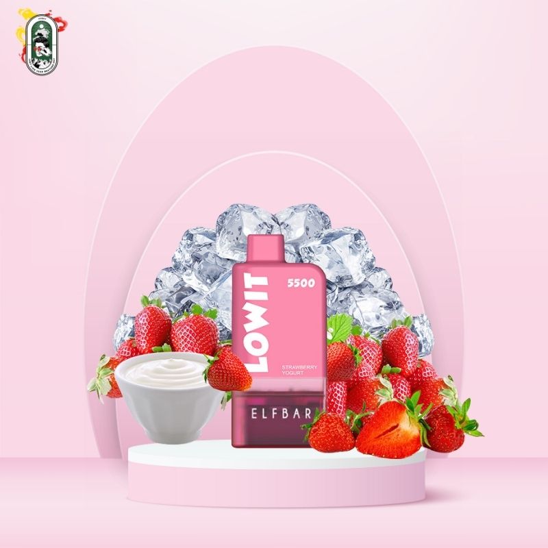 Elfbar Lowit 5500 Strawberry Yogurt