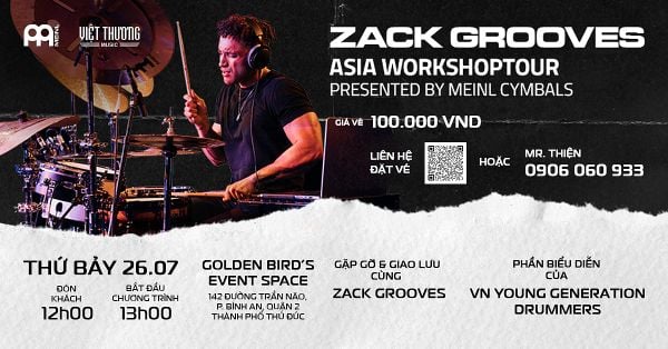 Zack Grooves With VN Young Generation Drummer 2025