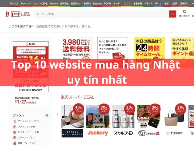Top 10+ trang web mua hàng Nhật Bản online uy tín nhất [2024]