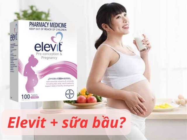 Uống Elevit có cần uống thêm sữa bầu không? Đáp án đúng nhất