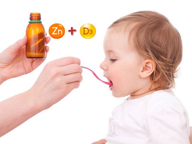 Trẻ uống kẽm và vitamin D3 cùng lúc được không? [GIẢI ĐÁP]
