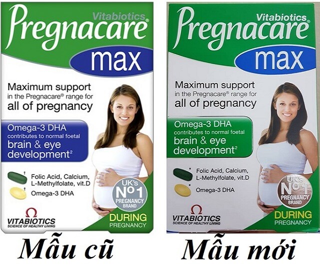 Vitamin Bà Bầu Pregnacare Max mẫu mới (84 viên)
