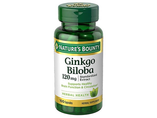 Nature's Bounty Ginkgo Biloba là viên uống bổ não mang thương hiệu Mỹ