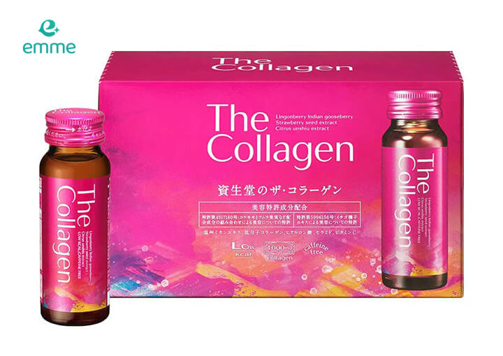 Nước The Collagen Shiseido dạng nước uống hộp 10 lọ 50ml