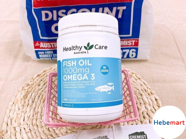 công dụng của dầu cá healthy care fish oil 1000mg omega-3