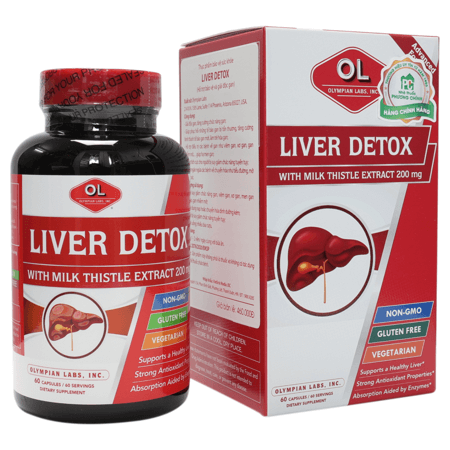 Viên uống giải độc gan Olympian Labs Liver Detox 60 viên của Mỹ