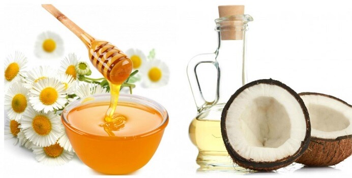 Tẩy tế bào chết môi bằng dầu dừa và mật ong
