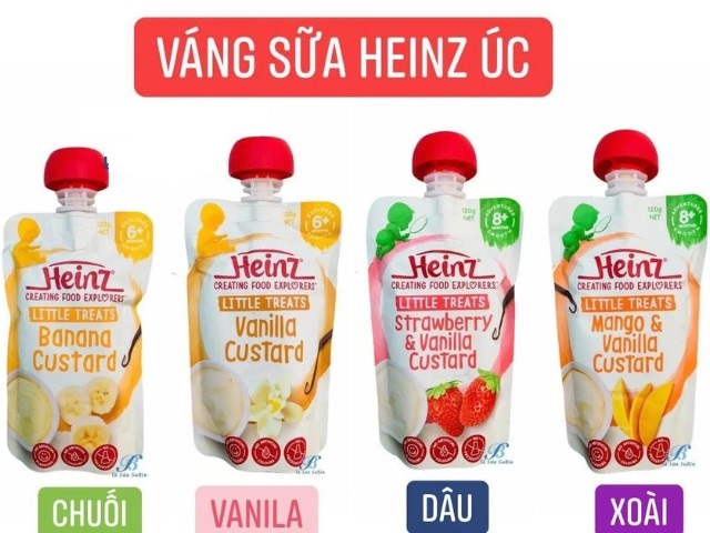 váng sữa heinz úc cho bé