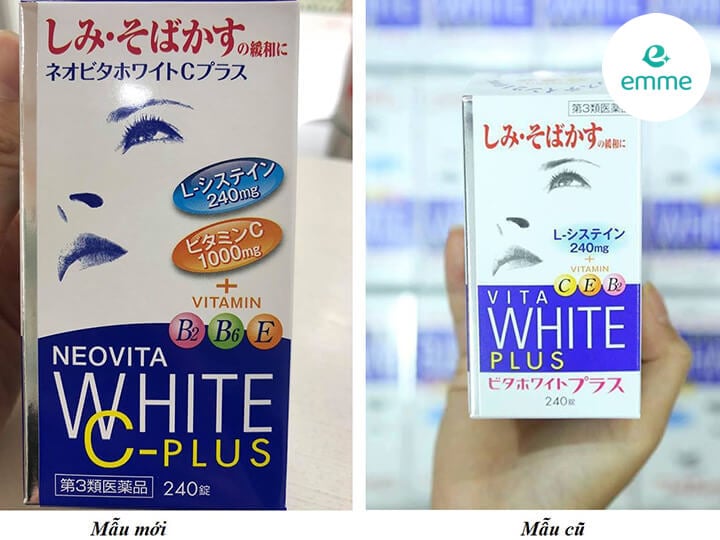 Viên uống trắng da Neovita Vita White-C Plus 240 viên Nhật Bản