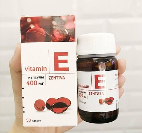 Vitamin E Đỏ Zentiva 400mg là viên uống làm đẹp, bổ sung Vitamin E tự nhiên đến từ hãng sản xuất Zentiva của Nga