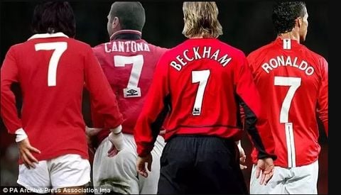 Top những cầu thủ vĩ đại nhất khi mặc chiếc áo “số 7” của Manchester United