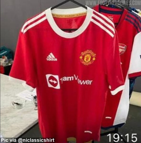 Mẫu áo đấu Manchester United mùa giải 2021-2022 đã bị rò rỉ