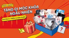 Ưu Đãi "Back To School" Cực Chất: Tặng Móc Khóa Cho Đơn Hàng Từ 2 Sách