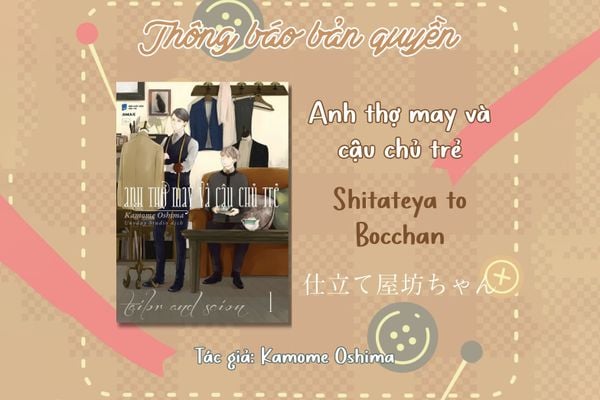 Anh Thợ May Và Cậu Chủ Trẻ (Shitateya To Bocchan)