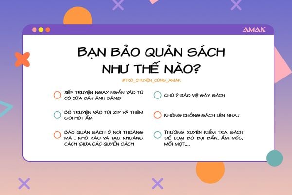 Bạn Bảo Quản Sách Như Thế Nào!?