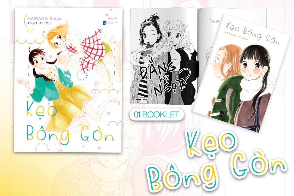 Kẹo Bông Gòn – Cuốn Manga girls love ngọt ngào với 7 cặp đôi gây thương nhớ