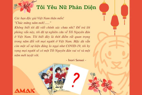 Phỏng vấn nhanh: Tác giả Inori của Light novel Tôi Yêu Nữ Phản Diện