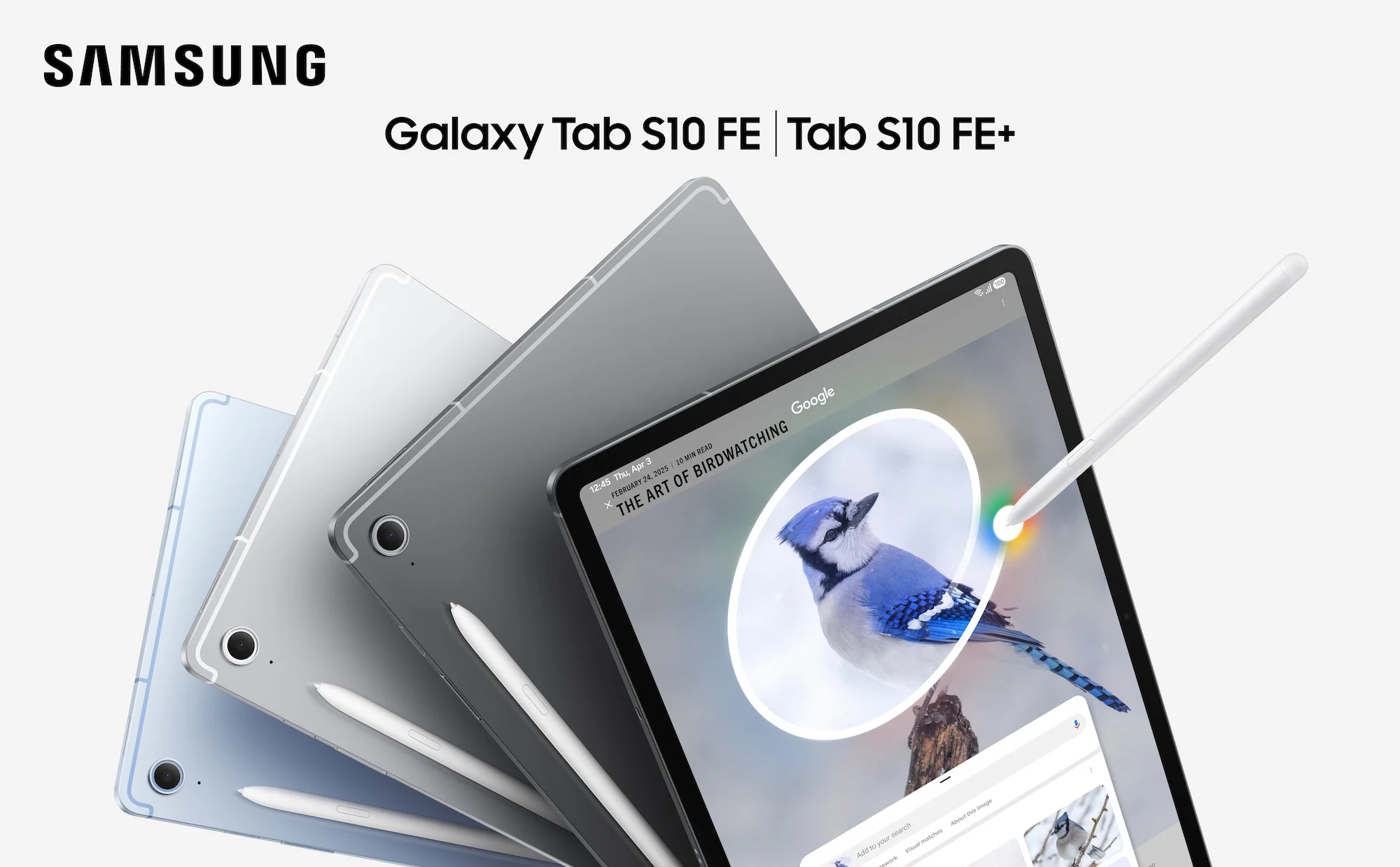 Ra mắt Samsung Galaxy Tab S10 FE và Tab S10 FE+, chip Exynos 1580, Galaxy AI, pin lên đến 10.090 mAh