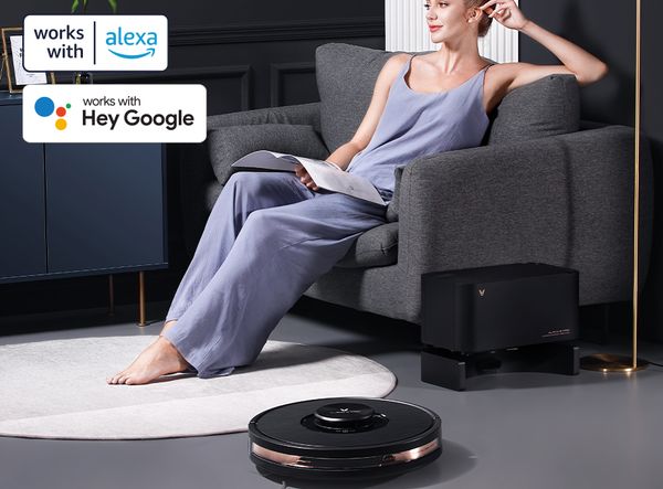 Robot Hút Bụi Lau Nhà Viomi Alpha 2 Pro - Black