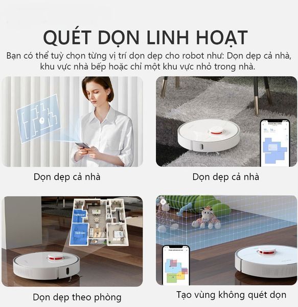 Robot Hút Bụi Dreame D10 Plus