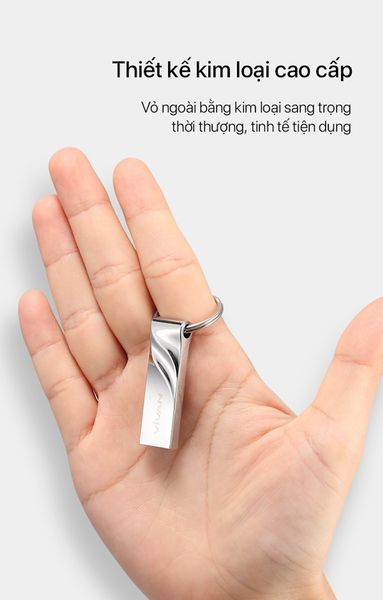 Thiết Bị Lưu Trữ Usb 64Gb Vivan Vf364 Flash Drive Đầu Kim Loại Siêu Nhẹ Kết Nối Nhanh