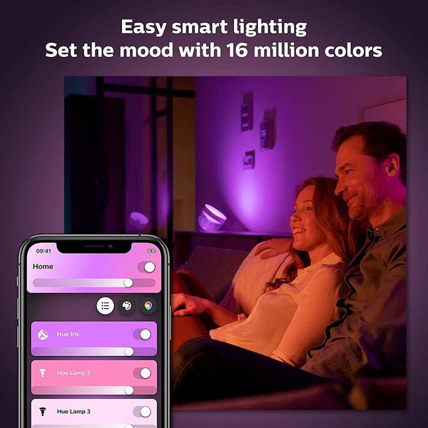 Đèn Bàn Philips Hue Iris White And Color Ambiance Table Lamp - Trắng
