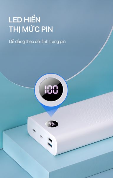 Pin Sạc Dự Phòng 30.000Mah Robot Rt30