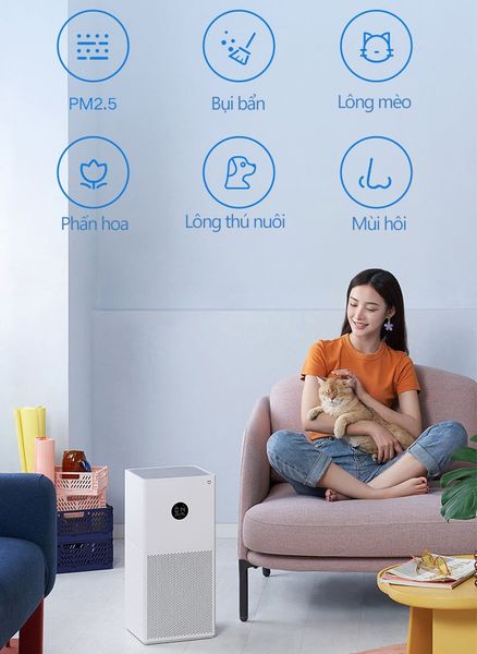Máy Lọc Không Khí Xiaomi Mi Air Purifier 4 Lite 35 Máy Lọc Không Khí Xiaomi Mi Air Purifier 4 Lite