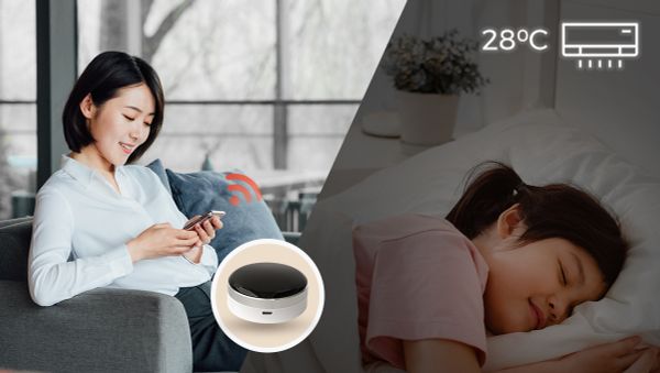 Bộ Điều Khiển Hồng Ngoại Thông Minh Vconnex, Tích Hợp Cảm Biến Môi Trường