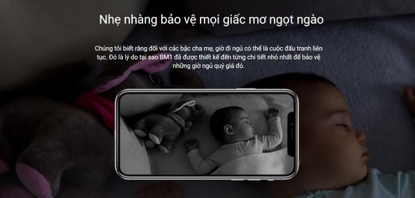 Camera Ezviz Bm1 Chuyên Dụng Giám Sát Bé - Màu Hồng - Akia Smart Home