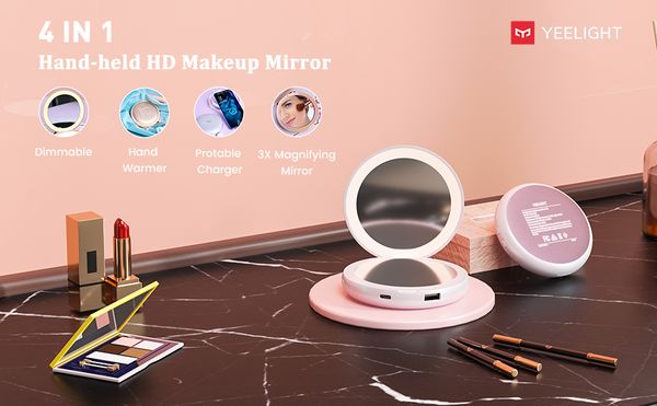 Gương Trang Điểm Mini Yeelight 4 Trong 1 - Akia Smart Home