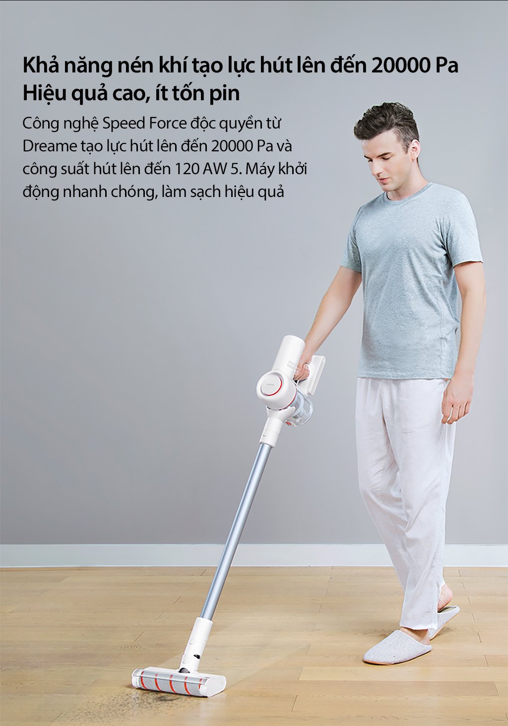Máy Hút Bụi Cầm Tay Xiaomi Dreame V9 16 Máy Hút Bụi Cầm Tay Dreame V9
