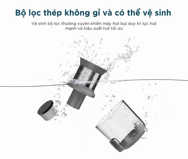 Máy Hút Bụi Cầm Tay Không Dây Redkey F10 - Akia Smart Home