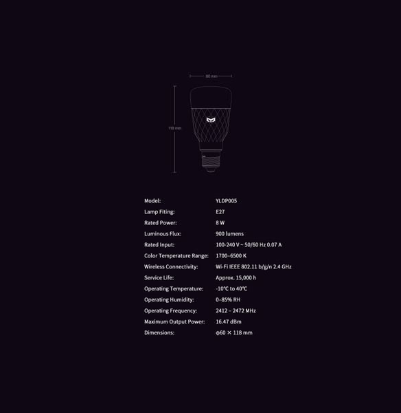 Đèn Led Thông Minh Yeelight W3