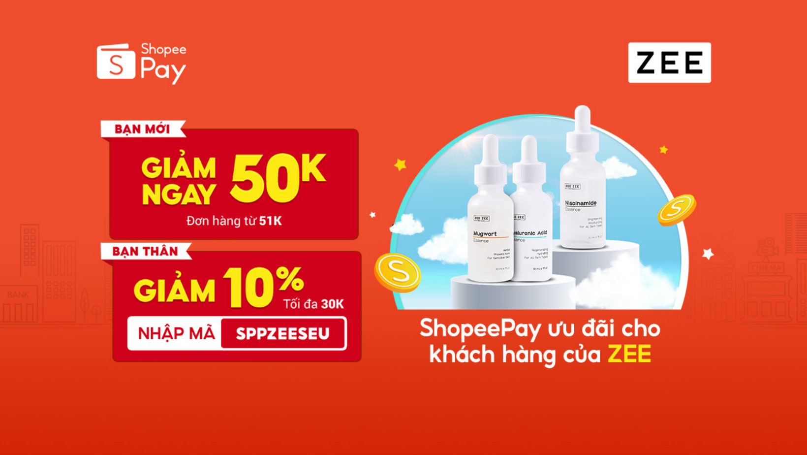 THANH TOÁN SHOPEEPAY - GIẢM 50 NGÀN NGAY!